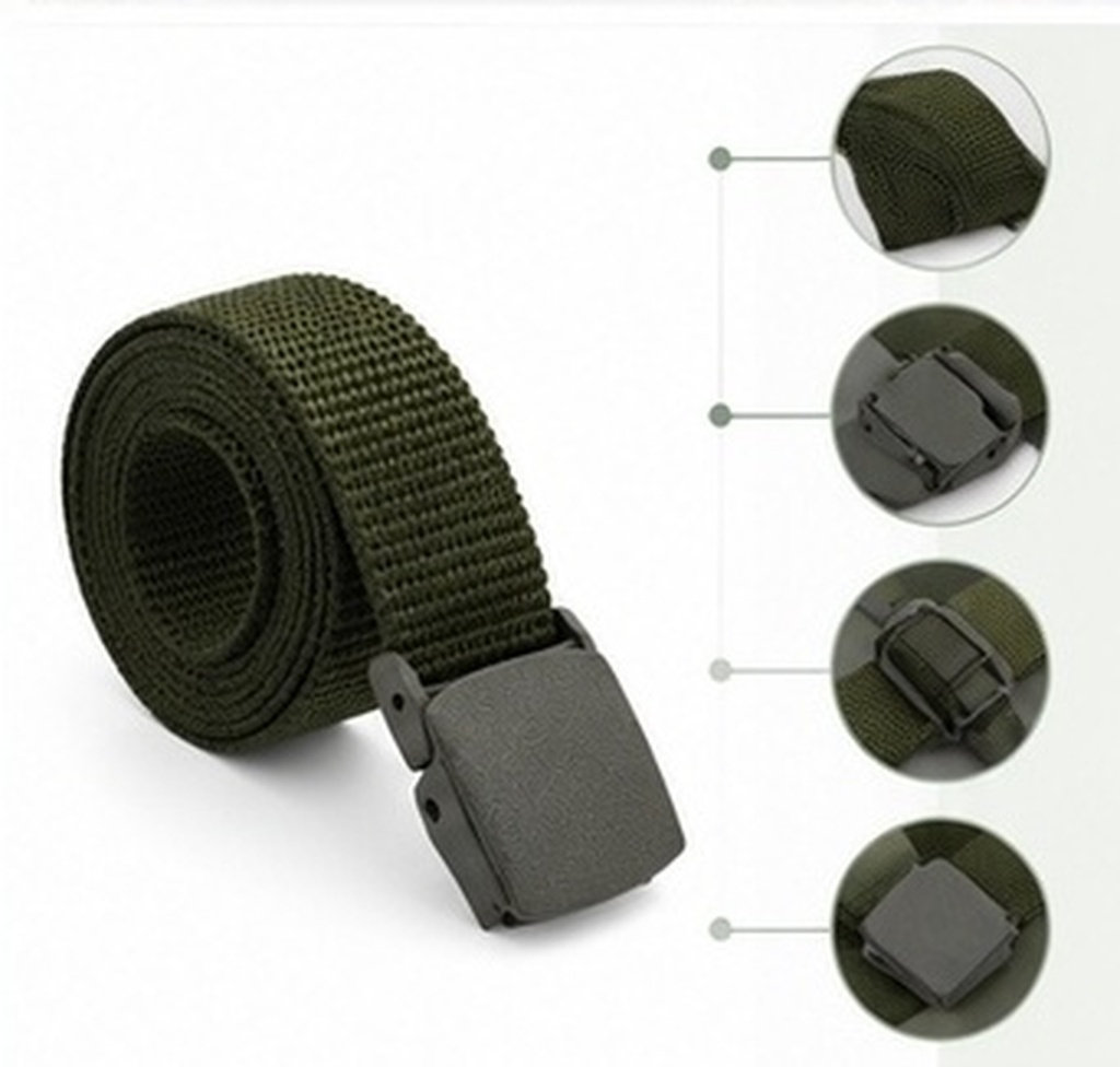 Outdoor Adventure Sports - Cinto Tático de Nylon Ajustável para