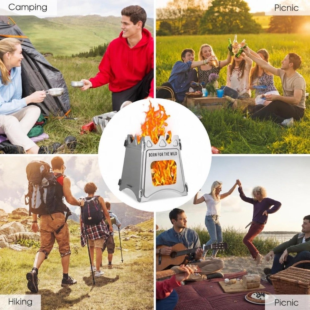 Fogão de Camping Leve e Prátic - Outdoor Adventure Backpack avaliação e preço