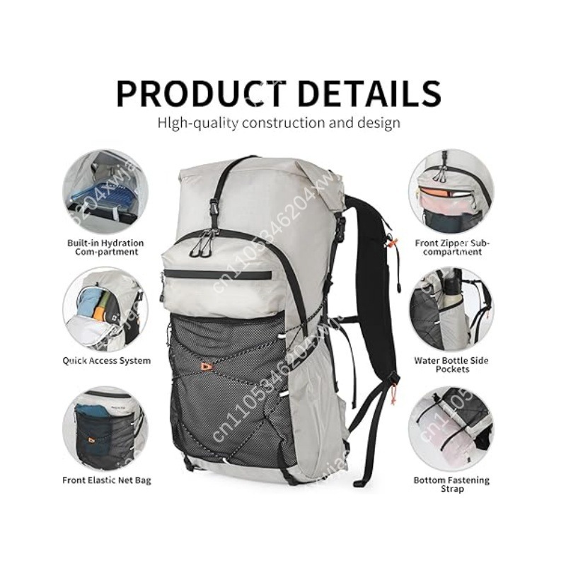 Mochila de Viagem Unissex 30L  - Outdoor Adventure Backpack avaliação e preço