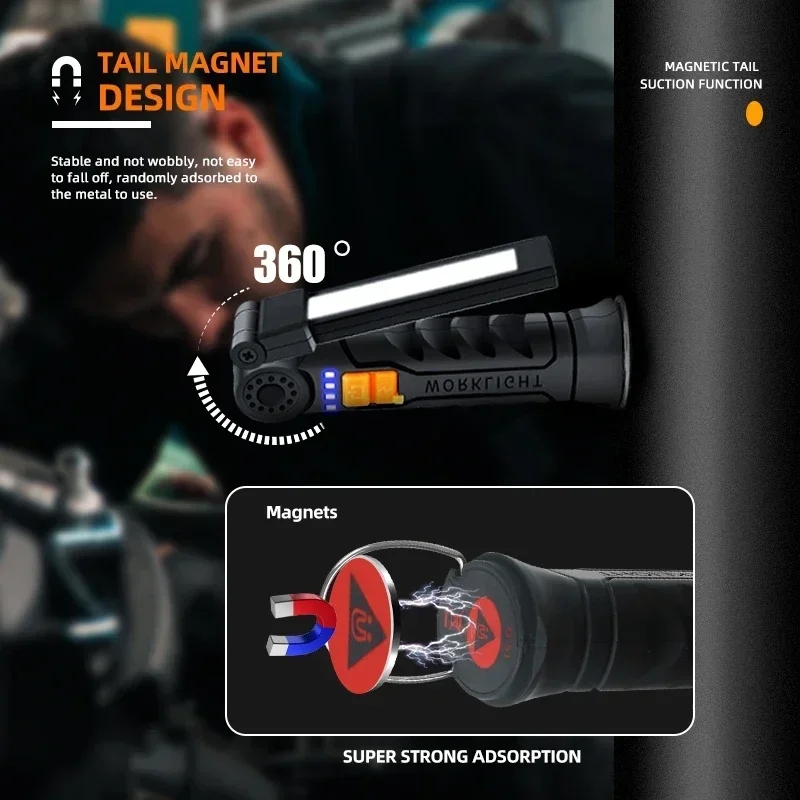 Lanterna led cob portátil usb  - Outdoor Adventure Trips avaliação e preço
