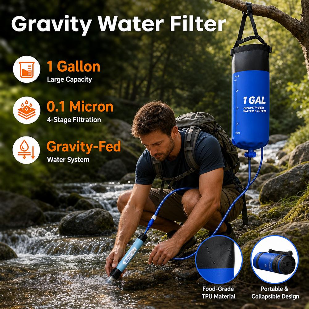 Kit de Filtro de Água por Grav - Outdoor Adventure Backpack avaliação e preço
