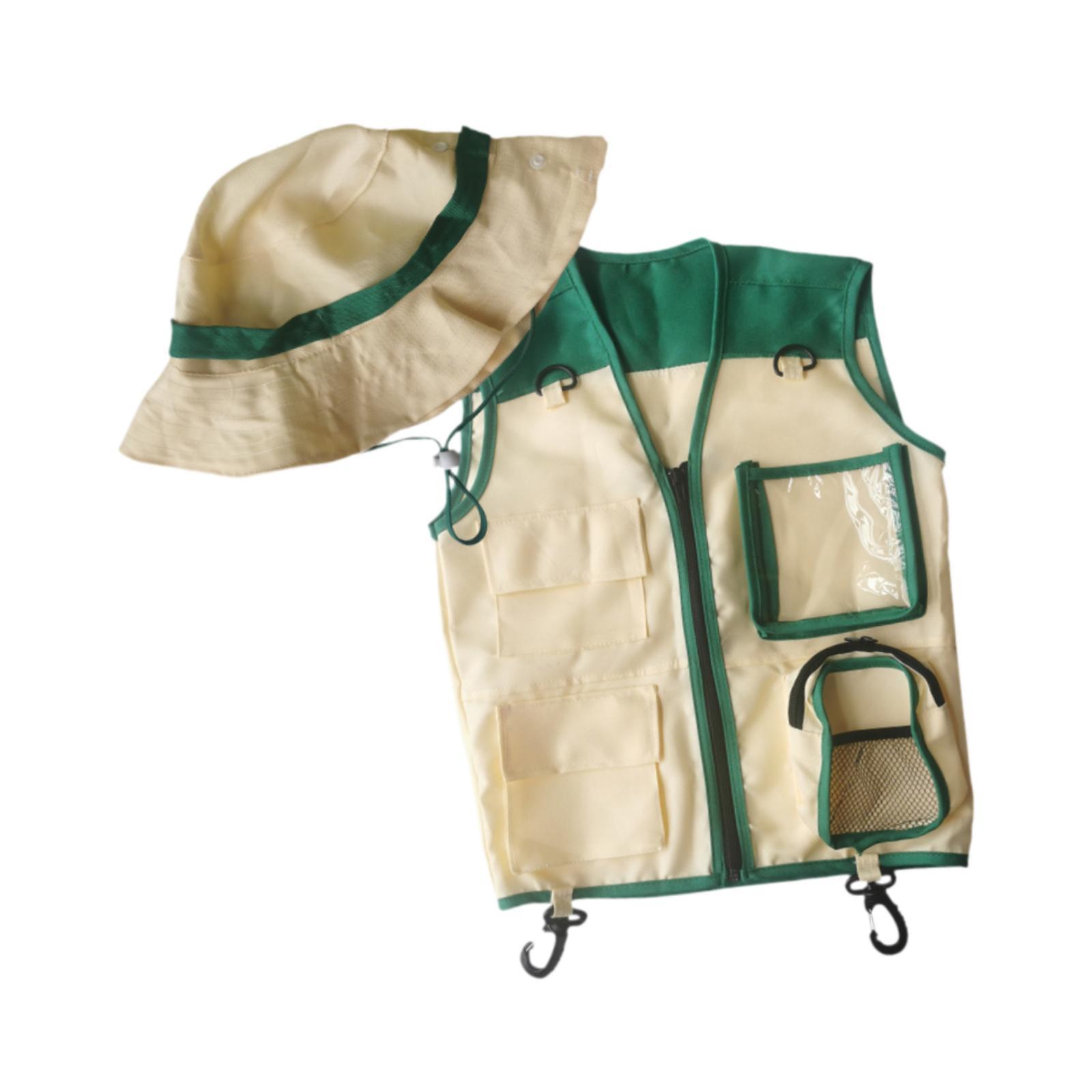 Colete e chapéu de explorador  - Outdoor Adventure Kit For Kids avaliação e preço