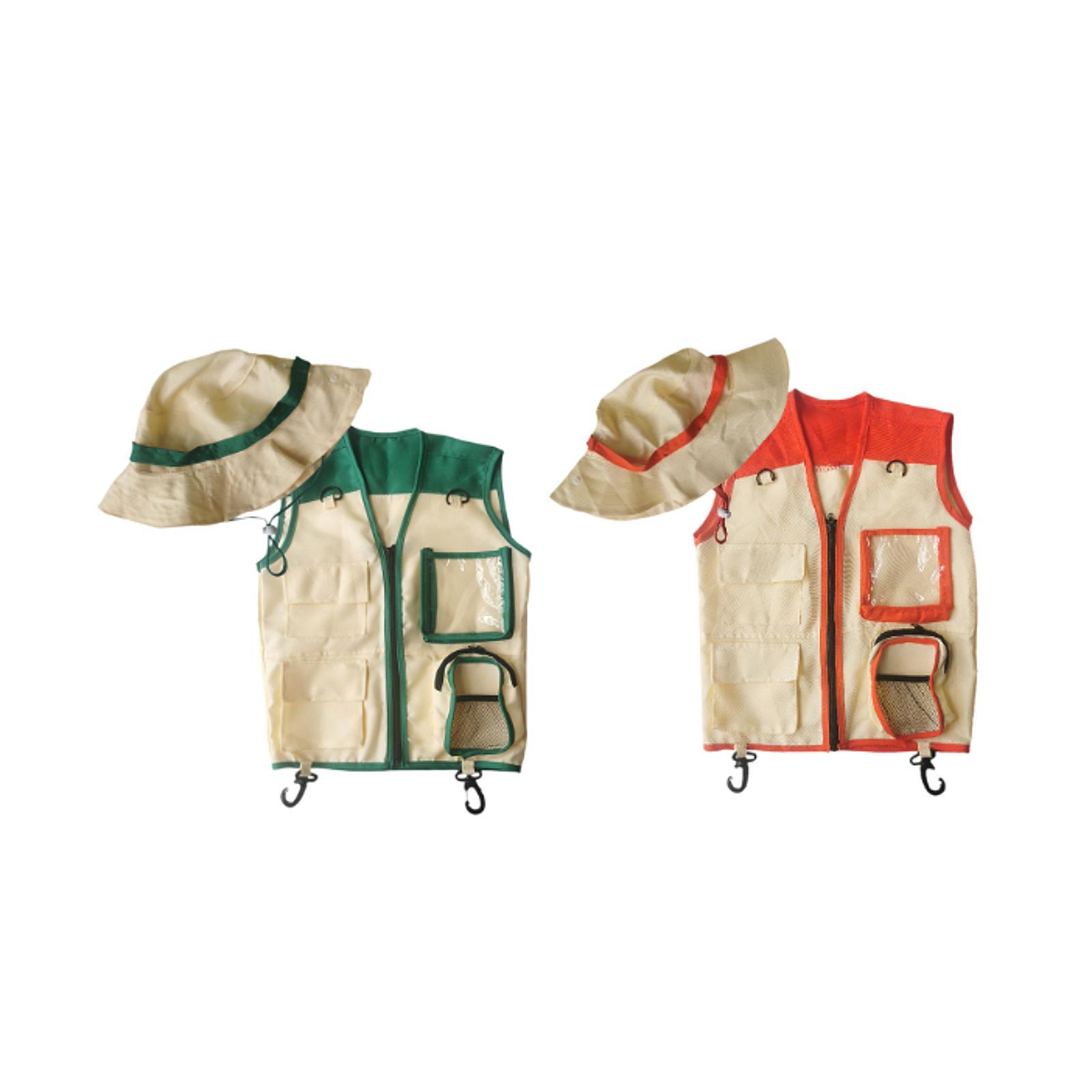 Colete e chapéu de explorador  - Outdoor Adventure Kit For Kids avaliação e preço