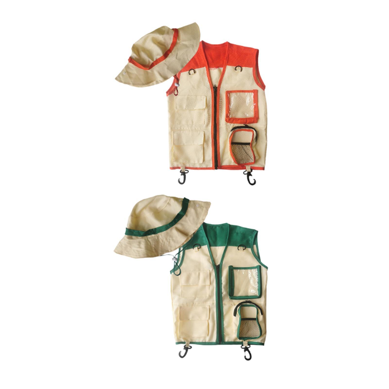 Colete e chapéu de explorador  - Outdoor Adventure Kit For Kids avaliação e preço